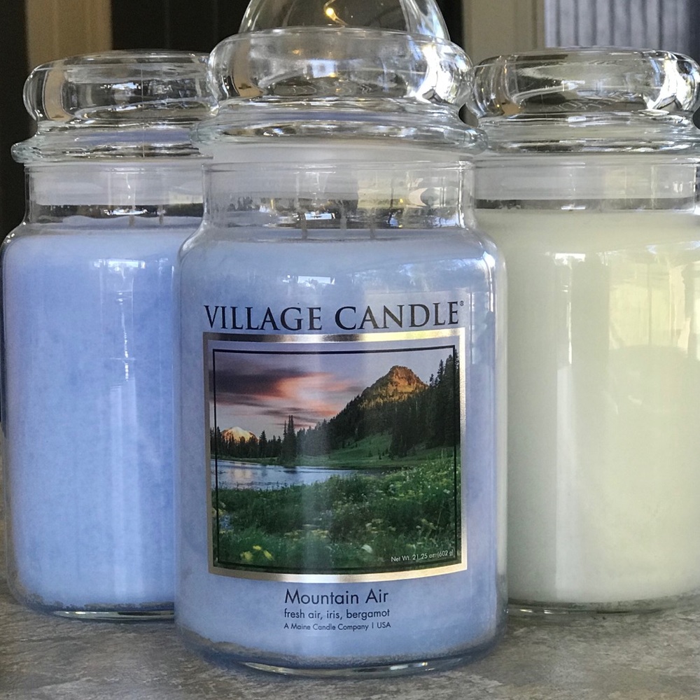 Village Candle Mountain Air 26-oz 2-Wick Jar, New